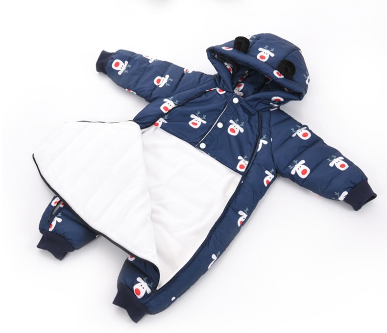 Baby Winter Suit Hooded Overall